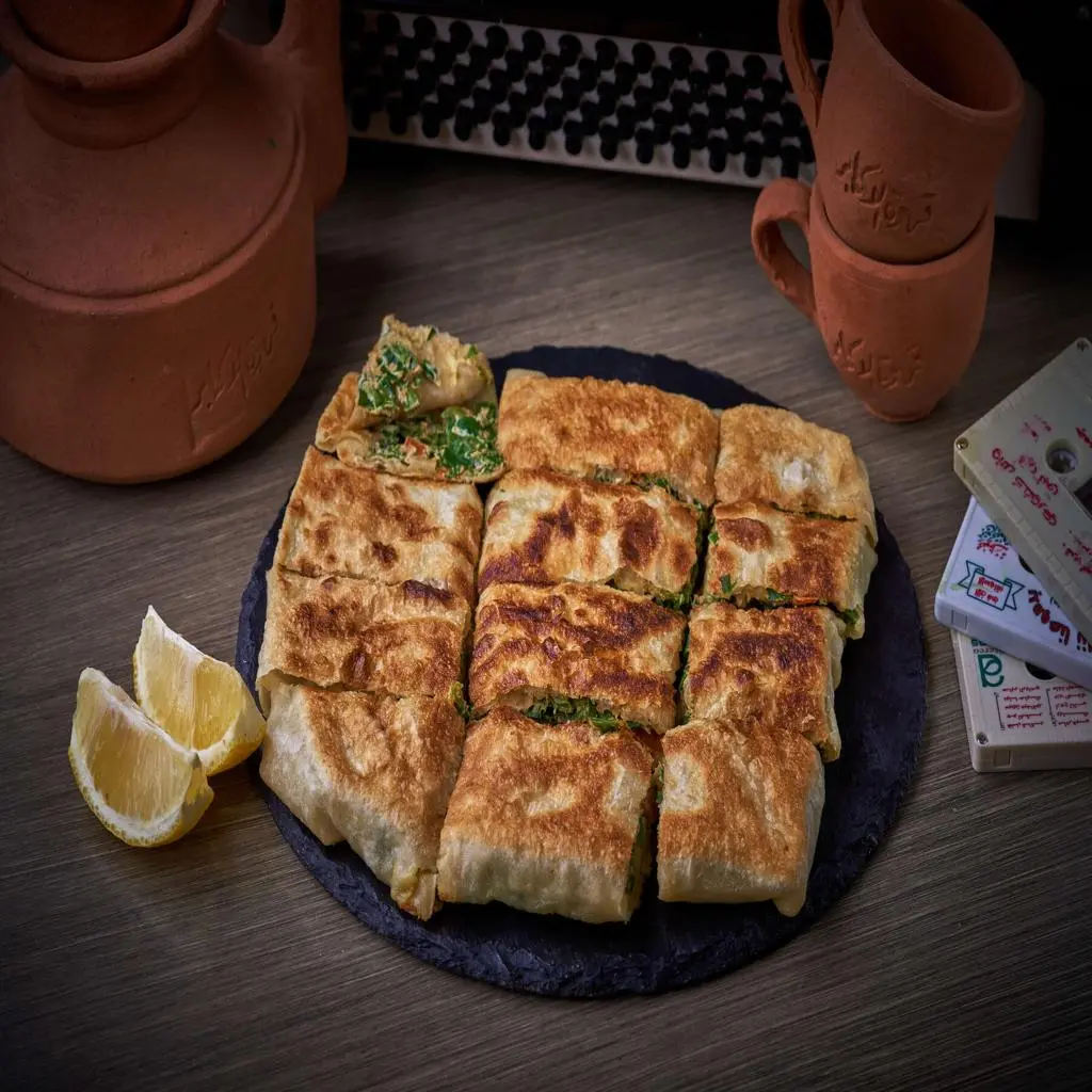 Mutabbaq Vegetables & Meat